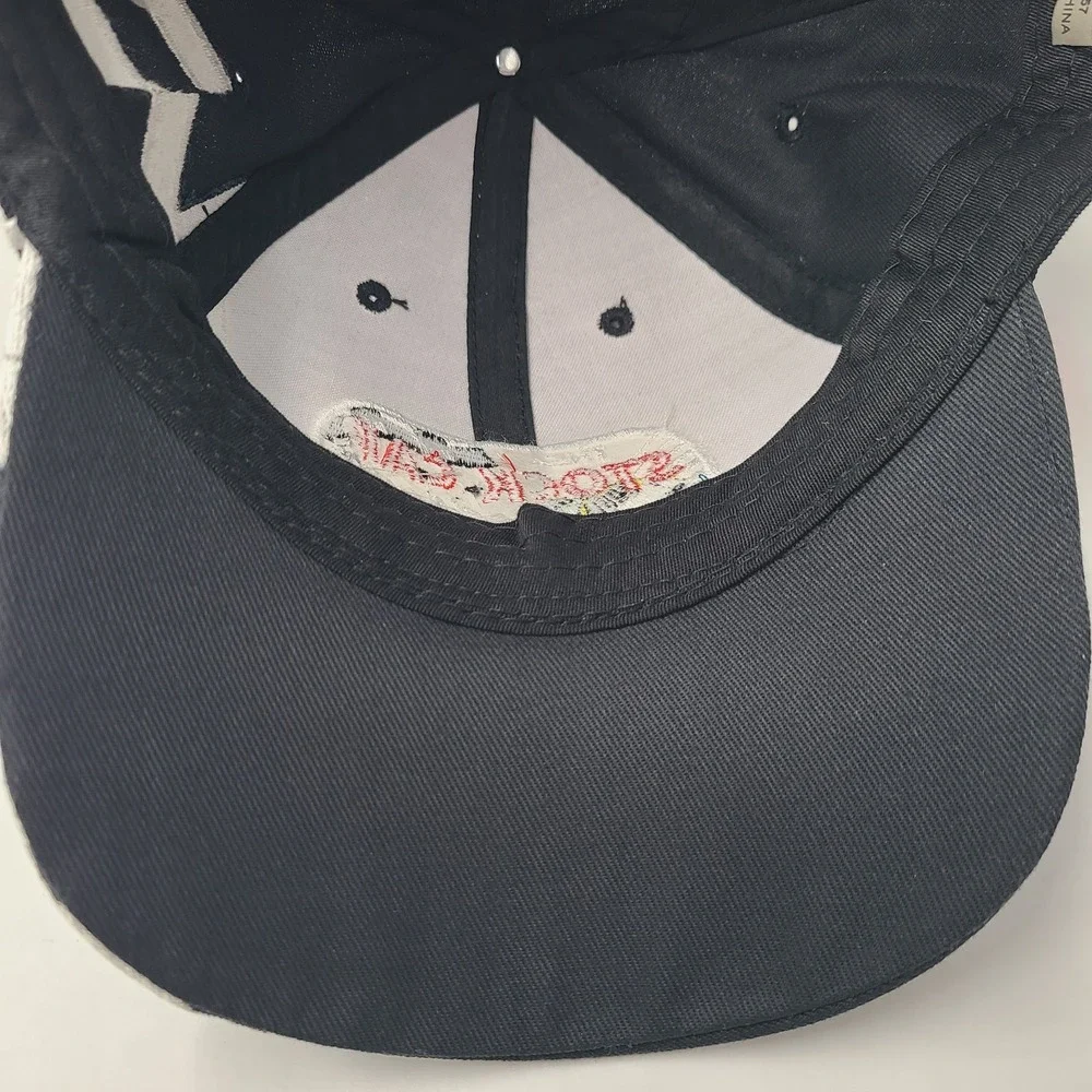 The Stock Car Cafe Hat Adjustable Black Racing Checkered‎ Flag Casual Wear Men